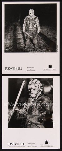 2r507 JASON GOES TO HELL 2 8x10 stills '93 Friday the 13th, images of Kane Hodder in title role!