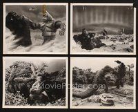 2r373 KING KONG ESCAPES 4 8x10 stills '68 Kingukongu no Gyakushu, cool monster battle scenes!