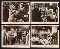 2r378 LET'S MAKE LOVE 4 set 1 8x10 stills '60 Marilyn Monroe brushes hair & Yves Montand watches!