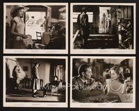 2r385 OUT OF THE PAST 4 8x10 stills '47 great images of Robert Mitchum & sexy smoking Jane Greer!