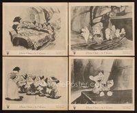 2r296 SNOW WHITE & THE SEVEN DWARFS 5 Spanish/U.S. 8.25x10 stills '37 Disney animated cartoon classic!