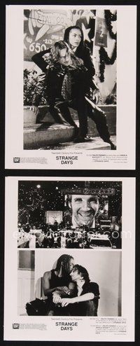 2r527 STRANGE DAYS 2 8x10 stills '95 Ralph Fiennes & Angela Bassett in action!