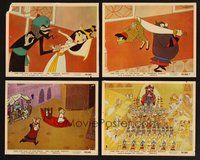 2r884 1001 ARABIAN NIGHTS 4 color 8x10 stills '59 Jim Backus as The Nearsighted Mr. Magoo, cartoon!