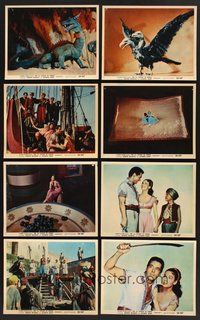 2r631 7th VOYAGE OF SINBAD 8 color Eng/US 8x10 stills '58 Kerwin Mathews, Ray Harryhausen classic!