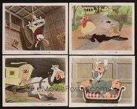 2r886 ADVENTURES OF ICHABOD & MISTER TOAD 4 color 8x10 stills '49 Walt Disney's Sleepy Hollow!