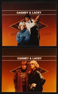 2r973 CAGNEY & LACEY 2 TV color 8x10 stills '82 female detectives Tyne Daly & Meg Foster!