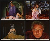 2r710 DEVIL'S BRIDE 8 color 8x10 stills '68 Terence Fisher horror, Charles Gray!