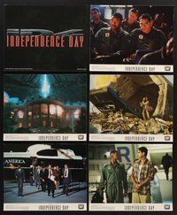2r625 INDEPENDENCE DAY 9 color 8x10 stills '96 Will Smith, Bill Pullman, Jeff Goldblum!