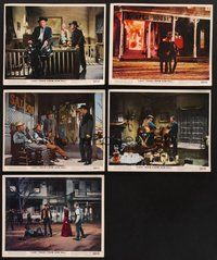 2r865 LAST TRAIN FROM GUN HILL 5 color 8x10 stills '59 Kirk Douglas, Anthony Quinn, Carolyn Jones!