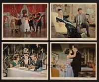 2r906 LOOKING FOR LOVE 4 color 8x10 stills '64 sexy singer Connie Francis, Johnny Carson!