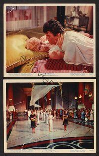 2r990 PRODIGAL 2 color EngUS 8x10 stills '55 sexiest Biblical Lana Turner & Edmond Purdom!