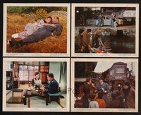 2r915 SAYONARA 4 color 8x10 stills '57 soldier Marlon Brando with Miiko Taka in Japan!