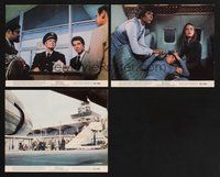2r953 SKYJACKED 3 color 8x10 stills '72 Charlton Heston, Rosey Grier, Yvette Mimieux!
