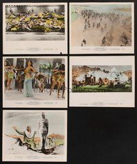 2r876 SODOM & GOMORRAH 5 color 8x10.25 stills '63 Robert Aldrich, Pier Angeli, wild sinful cities!