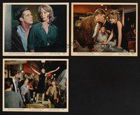 2r960 SUBTERRANEANS 3 color 8x10 stills '60 from Jack Kerouac novel, Leslie Caron & George Peppard!