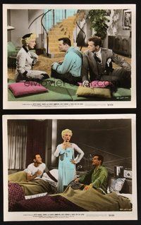 2r996 THREE FOR THE SHOW 2 color 8x10 stills '54 sexy Betty Grable, Jack Lemmon, Gower Champion!