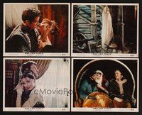 2r923 WAR & PEACE 4 color 8x10 stills '56 Audrey Hepburn, Henry Fonda, Vittorio Gassman, Leo Tolstoy