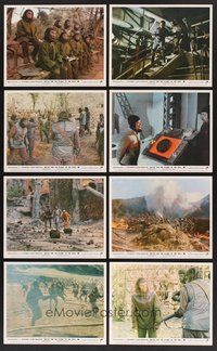 2r644 BATTLE FOR THE PLANET OF THE APES 8 color English FOH LCs '73 images of war of apes & humans!