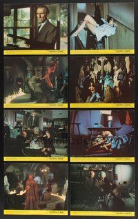 2r711 DEVIL'S MEN 8 color English FOH LCs '76 Land of the Minotaur, Donald Pleasence, Peter Cushing!