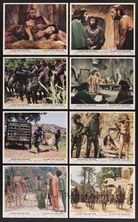 2r785 PLANET OF THE APES 8 color English FOH LCs '68 captive Charlton Heston & Linda Harrison!