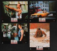 2r720 DIE HARD WITH A VENGEANCE 8 color French LCs '95 Bruce Willis, Irons, Samuel L. Jackson!