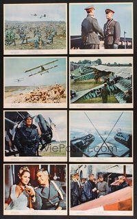 2r648 BLUE MAX 8 color 8x10 stills '66 WWI fighter pilot George Peppard, sexy Ursula Andress