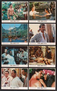 2r651 BOUNTY 8 8x10 mini LCs '84 Mel Gibson, Anthony Hopkins, Mutiny on the Bounty!