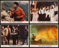 2r894 DEER HUNTER 4 8x10 mini LCs '78 Robert De Niro, Christopher Walken, John Savage, John Cazale!