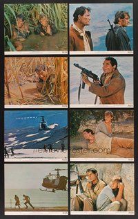 2r744 FIGURES IN A LANDSCAPE 8 8x10 mini LCs '71 images of Robert Shaw & Malcolm McDowell in action!