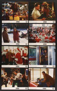 2r759 JINGLE ALL THE WAY 8 8x10 mini LCs '96 Arnold Schwarzenegger, Sinbad, two dads & one toy!