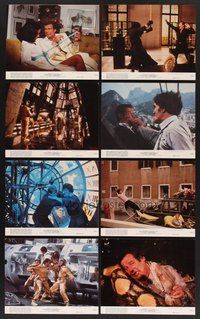 2r777 MOONRAKER 8 8x10 mini LCs '79 Richard Kiel, action images of Roger Moore as James Bond!