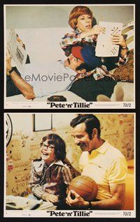 2r987 PETE 'N' TILLIE 2 8x10 mini LCs '73 Walter Matthau, Carol Burnett, directed by Martin Ritt