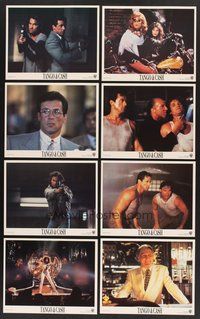 2r802 TANGO & CASH 8 8x10 mini LCs '89 Kurt Russell, Sylvester Stallone, Jack Palance, Teri Hatcher