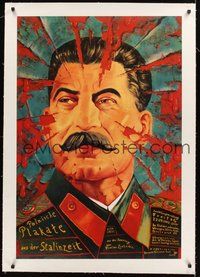 2s117 POLNISCHE PLAKATE AUS DER STALINZEIT linen Polish 27x38 '02 art of bloody Stalin by Zebrowski