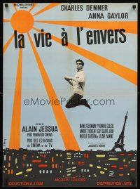 2t485 LIFE UPSIDE DOWN French 23x32 '64 Jessua's La vie a l'envers, Charles Denner, Bouy art!