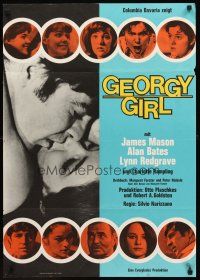 2t320 GEORGY GIRL German '66 Lynn Redgrave, James Mason, Alan Bates, sexy Charlotte Rampling!