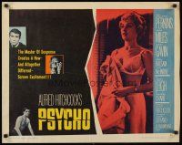 2t235 PSYCHO style B 1/2sh '60 sexy half-dressed Janet Leigh, Anthony Perkins, Alfred Hitchcock!