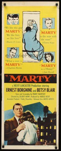 2t225 MARTY insert '55 directed by Delbert Mann, Ernest Borgnine, written by Paddy Chayefsky!