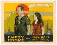 2t122 EMPTY HANDS LC '24 pretty spoiled rich Norma Shearer falls for backwoodsman Jack Holt!