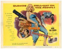 2t099 GUNS, GIRLS & GANGSTERS TC '59 sexiest bad Mamie Van Doren is a blonde hell-cat on the prowl!
