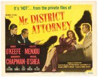 2t101 MR. DISTRICT ATTORNEY TC '46 O'Keefe, Menjou & O'Shea grill sexy Margeurite Chapman!