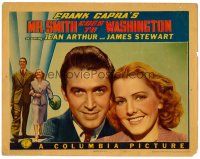 2t148 MR. SMITH GOES TO WASHINGTON LC '39 wonderful close up of James Stewart & Jean Arthur!