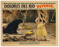 2t155 REVENGE LC '28 beautiful Dolores del Rio is the kidnapped daughter of a bear tamer!