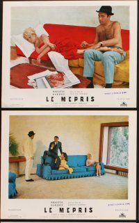 2t190 LE MEPRIS 8 French LCs '63 Jean-Luc Godard, best images of super sexy Brigitte Bardot!
