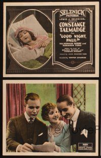 2t176 GOOD NIGHT PAUL 4 LCs '18 Constance Talmadge pretends to be married to her husband's partner!
