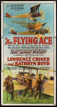 2w311 FLYING ACE 3sh '26 cool all-black aviation, the greatest airplane thriller ever produced!