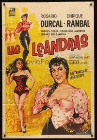 2w344 LAS LEANDRAS Argentinean '61 Rosario Durcal, Enrique Rambal, art of sexy dancers!