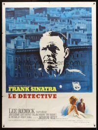 2w125 DETECTIVE French 1p '68 art of Frank Sinatra as gritty New York City cop by Boris Grinsson!