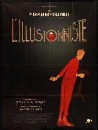 2w142 ILLUSIONIST French 1p '10 cool magician cartoon with a screenplay by Jacques Tati!