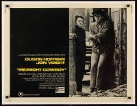 2w017 MIDNIGHT COWBOY 1/2sh '69 Dustin Hoffman, Jon Voight, John Schlesinger classic!